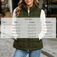 thumbnail image 3 of Edvintorg Women's Winter Waistcoat Sleeveless Zip up Puffer Jacket Lightweight Padded Vest with Pockets Fall Outerwear, 3 of 6
