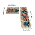 thumbnail image 3 of Patriotic 4th Of July Doormat Set USA Flag Star Non Slide Welcome Mat For Independence Day Front Door Entryway Decor, 3 of 6