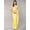Yellow Cream, variant on Georgette Lukhnavi Chikan Embroidered Saree with Chakra Motifs Border and Anchal – Yellow Cream