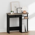 thumbnail image 3 of Furinno JAYA 32-Inch 2 Fabric Drawers Open Shelves Console Table. French Oak, 3 of 4