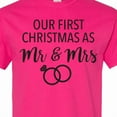thumbnail image 4 of Inktastic Our First Christmas As Mr and Mrs T-Shirt, 4 of 5