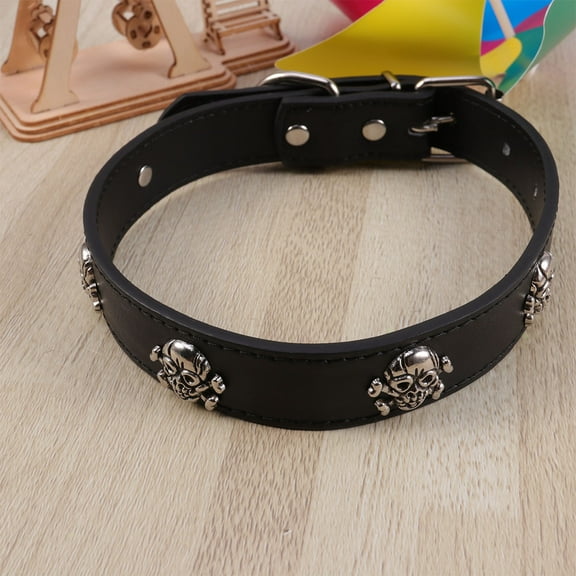 FRCOLOR 1Pack Collar Skull Pet Supplies for Dog