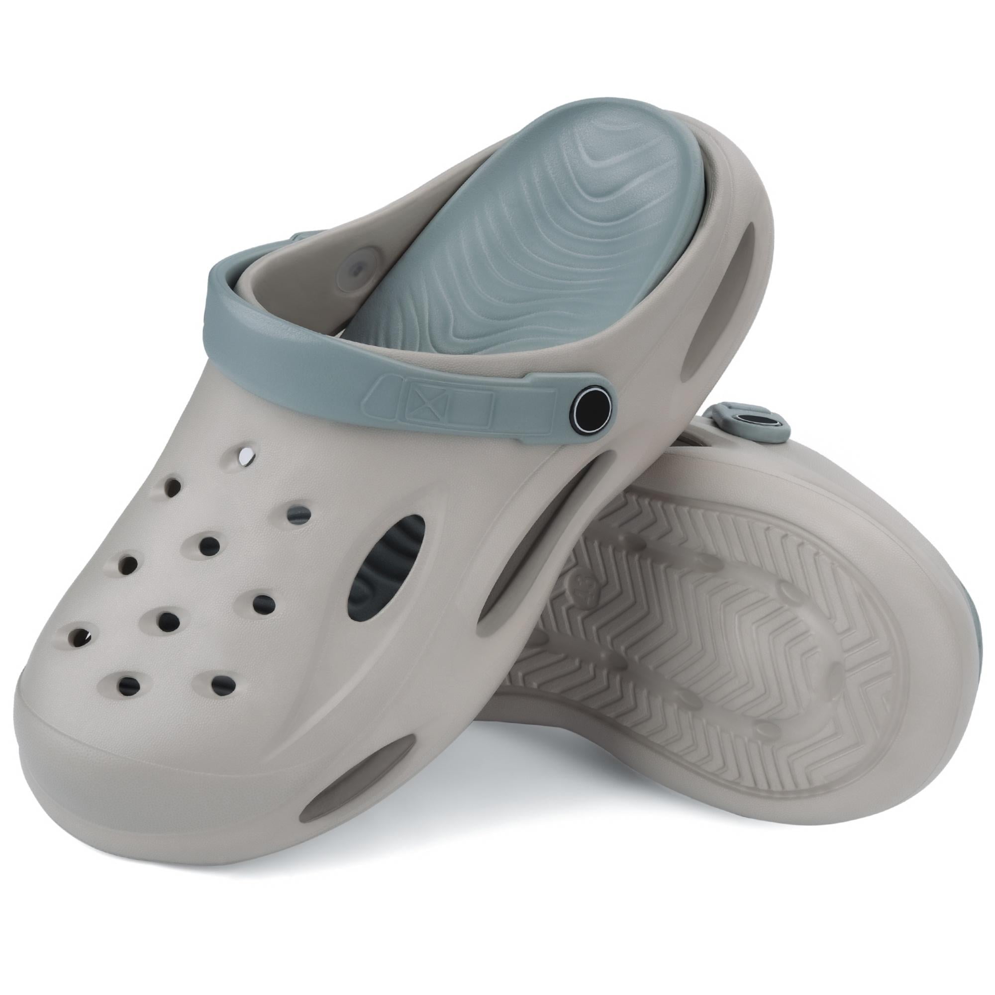 Men's Clogs Removable Thick Insoles EVA Clog Non-slip Sandals Lghtweight Outdoor Beach Slippers