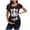 Blue, variant on Women's T-Shirt Skeleton Baby Graphic Crew Neck Short Sleeve Maternity Casual Festival Tee Top