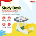 thumbnail image 2 of DOLU Kids Activity Desk with Storage & Footrest, Child Study Table for Ages 3+, 2 of 8