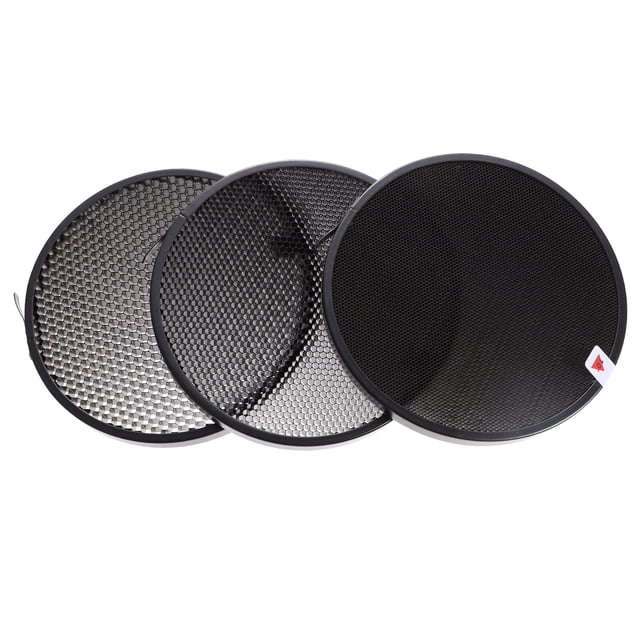 Honeycomb Grid Set for Professional Photoshoots 3Pcs 6.68X6.68X0.51in
