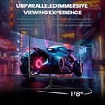 thumbnail image 2 of CRUA 24 Inch 200hz/180hz Curved Gaming Monitor, FHD 1080P Frameless Computer Monitors, Support AMD freesync Low Motion Blur, Eye, 2 of 7