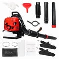 thumbnail image 6 of Gas Powered Backpack Leaf Blower – 75.6CC 4-Stroke Engine, 900 CFM & 210 MPH for Heavy Duty Commercial Lawn Care, Wet Leaf & Debris Removal, 6 of 6