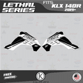 thumbnail image 2 of Kalair GFX Graphics Kit for Kawasaki KLX140R (2019-2023) Lethal Series, 2 of 5