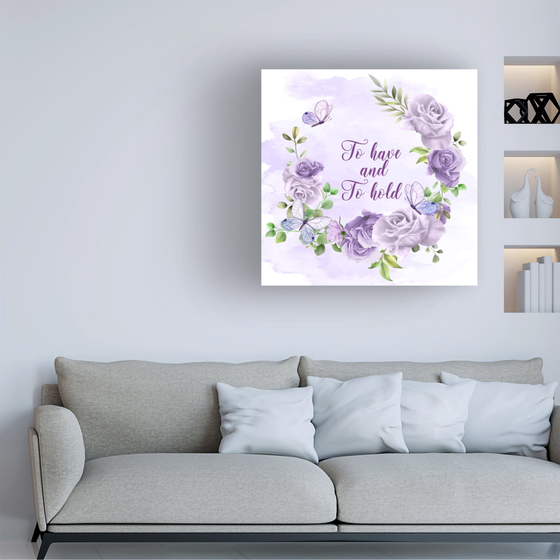 Canvas Wall Art - Jean Plout 'Wedding Joy' Wall Art for Living Room, Bedroom, or Office Décor by Trademark Fine Art - 14 x 14 Inches