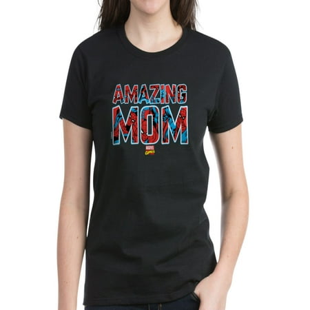 CafePress - Spider Man Mom T Shirt - Women's Dark T-Shirt