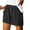 Black, variant on Audhol Shorts for Women Shorts Casual Women's Button High Waist Casual Pocket Pants Casual Elastic Waist Pocketed Loose Shorts Pants High Waisted Shorts Women Army Green L