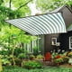 thumbnail image 4 of Toldo rectangular para exteriores, toldo para piscina, estructura metálica, plegable, portátil, para patio o jardín, alta protección UV, tela resistente, para vacaciones en la playa, diseño, 4 of 9