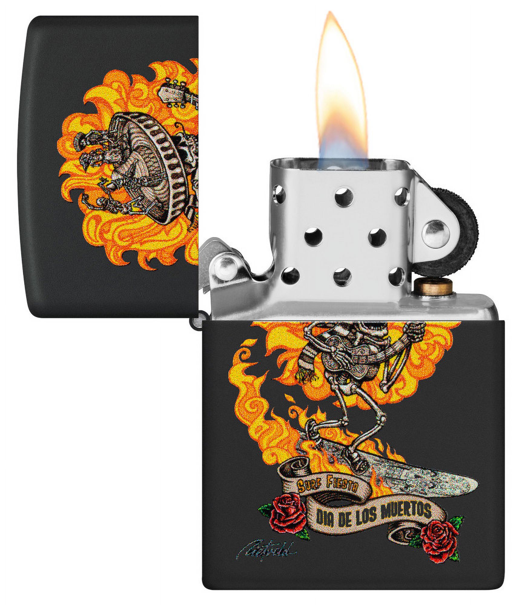 Zippo 48954 Rick Rietveld Metal Refillable and Windproof Lighter