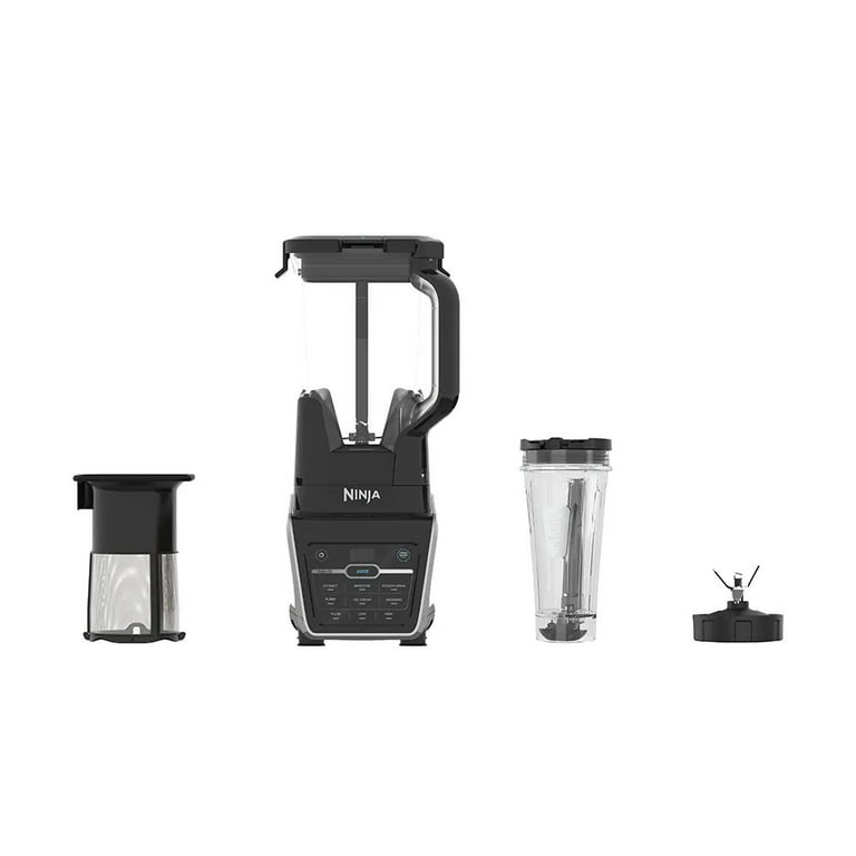 Ninja Duo with Micro-Juice Technology, 1400-peak-watt Motor for Smoothies &  Juices. Blender with DrinkSaver for Freshness (IV701), 72 oz, Black 