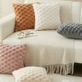 thumbnail image 6 of Decorative Throw Pillow for Sofa Bed Chair, Sculpted Texture Accent Cushion Series for Modern Cozy Home Styling,2-Pack, 6 of 11