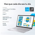 thumbnail image 2 of Laptop Asus Vivobook X1504VA-NJ4010W Ci3 8GB 512GB Plata + Backpack + Mouse, 2 of 5