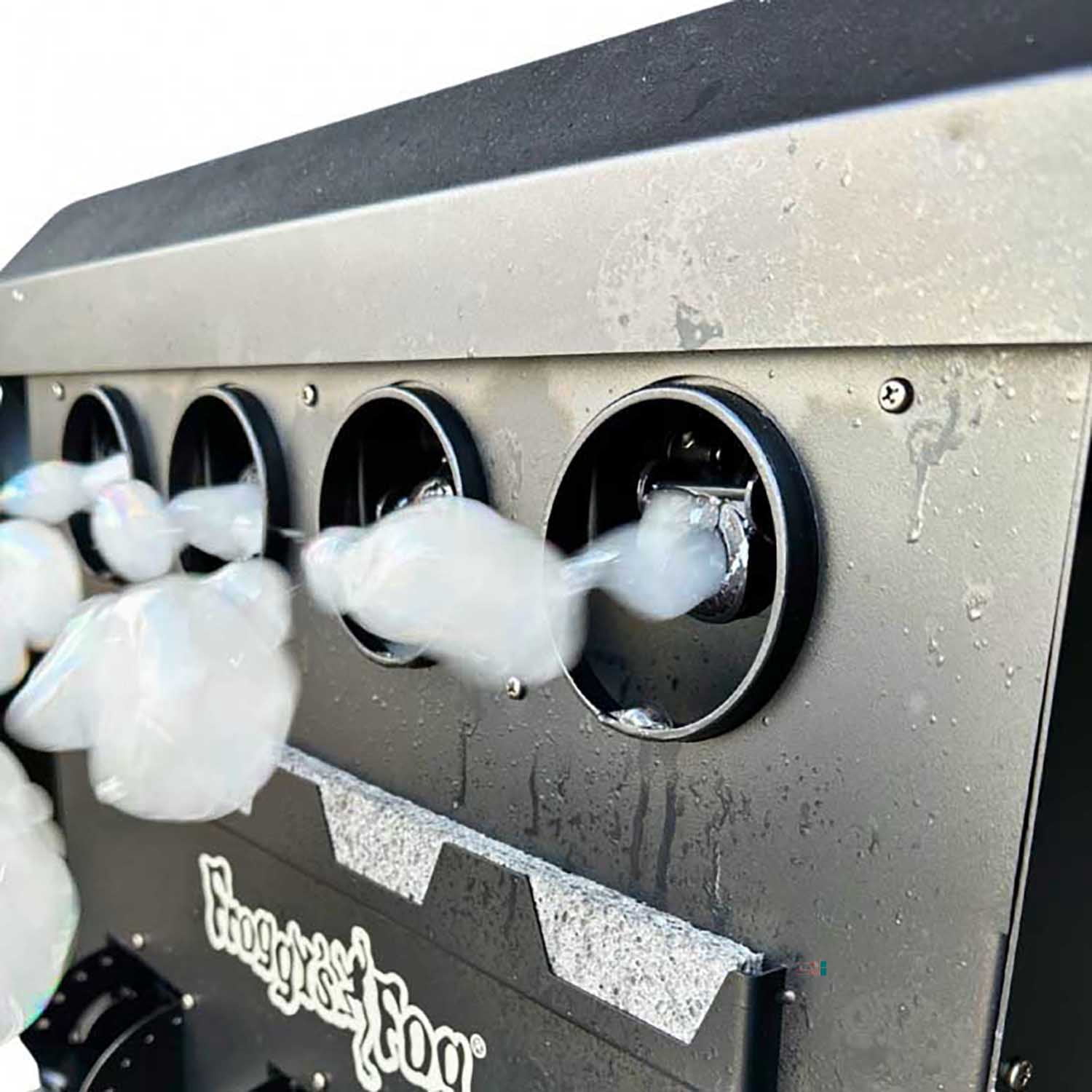 Froggy's Fog - FBM-FOBBLES-F8-PRO-IP - Froggy's Fog - Fobbles F8 Pro IP - Professional IP 54 Rated Bubble Fogger - DMX - 4 Machines in 1 (Fog. Haze. Bubbles. Fog Bubbles) - 1600W