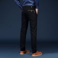 thumbnail image 3 of Pantalones casuales rectos negros elegantes de corte ajustado para hombre, nuevos pantalones holgados de tendencia clásica con bolsillos estilo Harajuku Y2k para hombre, 3 of 5