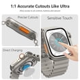 thumbnail image 5 of HOMEYA [2 Pack] Case with Tempered Glass Screen Protector Compatible with Apple Watch Series 9/8/7 45mm,Full Coverage Hard PC Protective Face Cover Bumper for iWatch 45 mm,Titanium, 5 of 9