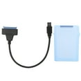 thumbnail image 2 of Hard Disk Adapter Cable, 5Gbps High Speed SSD Protection Box  for 7-12.5mm HDD White,Gray,Blue,Red,Green, 2 of 7
