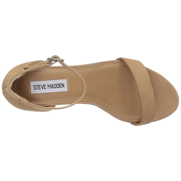 Steve Madden Irenee Heeled Ankle Strap Sandals, Tan