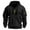 Black#9527, variant on BOOMNY Mens Hoodies Long Sleeve Hoodie for Men Solid Color Thick Zip Up Pullover Hooded Sweatshirt Cozy Fall Winter Hoodies With Pocket