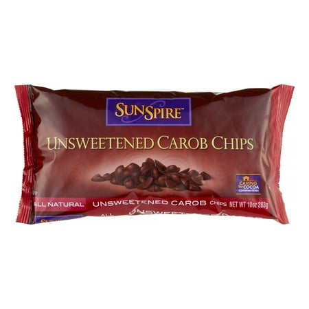 SunSpire Unsweetened Carob Baking Chips 10 oz