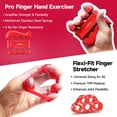 thumbnail image 3 of Kit de entrenamiento para fortalecer el agarre de mano (paquete de 5) FitBeast, agarre de antebrazo, resistencia ajustable, pinza de mano, ejercitador de dedos, anillo de agarre y bola de agarre para, 3 of 5