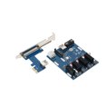 thumbnail image 1 of Mistaha PCI-E 1X Adapter Card PCI-E to 4 PCI-E Ports Expansion Card Converter Card with, 1 of 8