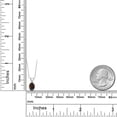 thumbnail image 6 of Gem Stone King 0.75 Ct Oval Brown Smoky Quartz 925 Sterling Silver Pendant with Chain, 6 of 6