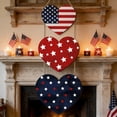 thumbnail image 6 of LEFTHIGH Home Independence Day Festive Gathering Anniversary Flag Wooden Hanging Ornament Patriotic Wall Decor Room Decor, 6 of 6