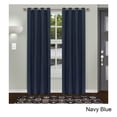 thumbnail image 3 of Superior  Shimmer Insulated Thermal Blackout Grommet Curtain Panel Pair, 3 of 5