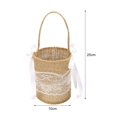 thumbnail image 6 of Gift Bag with Handle Vintage Portable Flower Basket Favors Bag for Baby Shower Wedding, 6 of 8