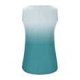 thumbnail image 5 of up to 60% off Gifts wycnly Womens Tank Tops Comfy Breathable Slim Fashion Button Down Shirts Vests Tunic Summer Trendy Gradient V-Neck Sleeveless Shirts Blouse Light Blue m, 5 of 5