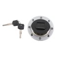 thumbnail image 1 of Motorcycle Fuel Gas Cap Tank Cover with 2 Keys for Suzuki GSX-R 600 GSX-R750 SV1000, 1 of 5