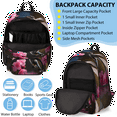 thumbnail image 5 of Herdesigns Hummingbirds And Flowers Large Backpack Set with Lunch Box Lightweight Water Resistant Travel Laptop Backpacks Casual Daypacks for Women Men, 5 of 8