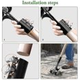 thumbnail image 4 of Herramientas de eliminación de malas hierbas con ruedas Extractor manual de malas hierbas para grietas Cortador de malas hierbas para jardín Bordeadora de césped Aespa kaili Sencillez, 4 of 5
