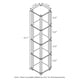 thumbnail image 2 of Estantería Furinno Turn-S-Tube de 5 niveles, color nogal, 30 x 30 x 147 cm, 2 of 6