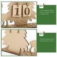 thumbnail image 2 of GOOHOCHY Decorations Wooden Calendar Ornament Christmas Calendar Travel 19.5X19X6CM, 2 of 8