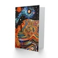 thumbnail image 2 of Artery8 Greeting Card Psychedelic Stairway to Heaven Trippy Space Blank For Him Or Her Art Birthday Card, 2 of 3