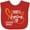 Red, variant on Inktastic Worth Fighting for Leukemia Awareness Orange Heart Boys or Girls Baby Bib
