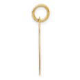 thumbnail image 2 of Diamond2Deal 14K Yellow Gold Small Script Letter I Initial Pendant for Women, 2 of 6