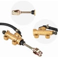 thumbnail image 2 of Universal Rear Brake Master Cylinder Foot Pump Hydraulic Pump with Reservoir - Motorcycle Hydraulic Caliper Master Cylinder, 2 of 5