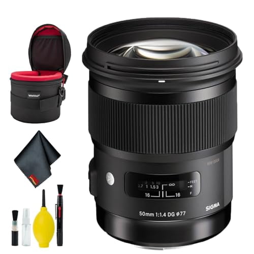 Sigma 50mm DG HSM Art Lens for Nikon F Deluxe Kit Walmart
