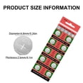 thumbnail image 3 of 20Piece/10Pieces AG4 377 LR626 Watch Reliability Performances 1.5V Button Cell Batteries for Small Electronics, 3 of 8