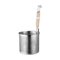 thumbnail image 2 of GUOOL Frying Basket Sifter Serving Frying Chips Basket with Hanging Hole Food Colander 20cm flat handle, 2 of 9