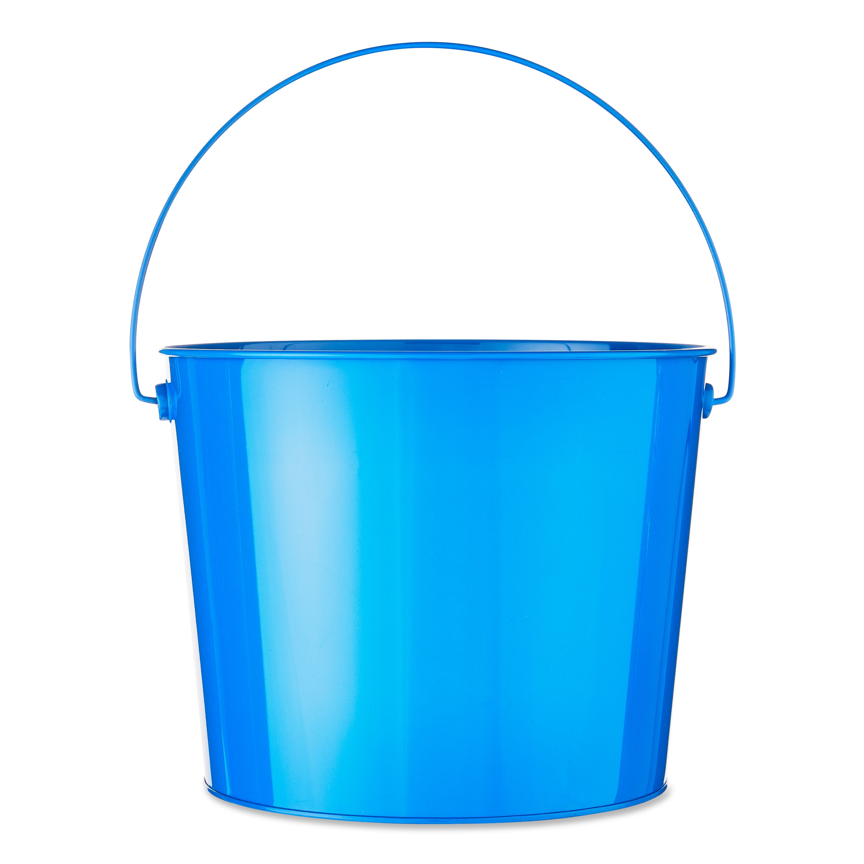 Way To Celebrate Easter Extra Large Tin Bucket with Handle, Blue