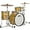 Lemon Oyster, variant on Ludwig Classic Maple 3-Piece Downbeat Shell Pack With 20" Bass Drum Citrus Mod