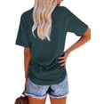thumbnail image 3 of XCHQRTI Mountain Heartbeat Shirt Hiking Tshirts Women T-Shirt Athletic Short Sleeve Shirts, 3 of 7
